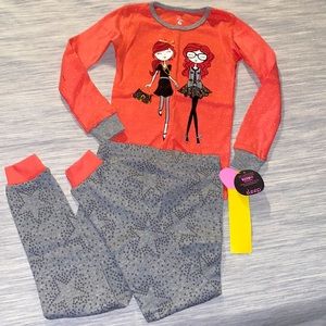 Petit Lem Sleep Super Cute Little Girls 2 Pcs. Pajama Set 💕